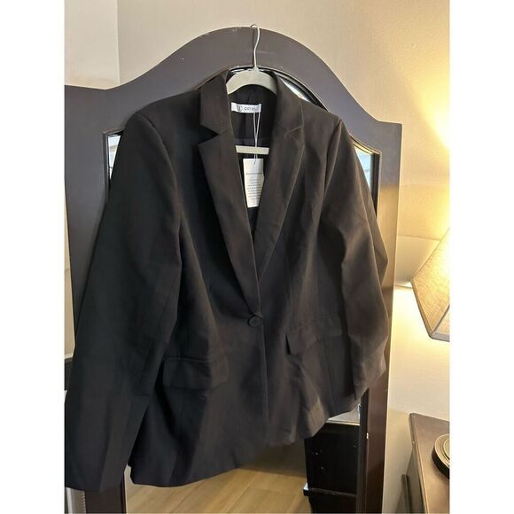 New Cicy Bell Casual Blazer Lapel Career Jacket Pockets L - Picture 5 of 5